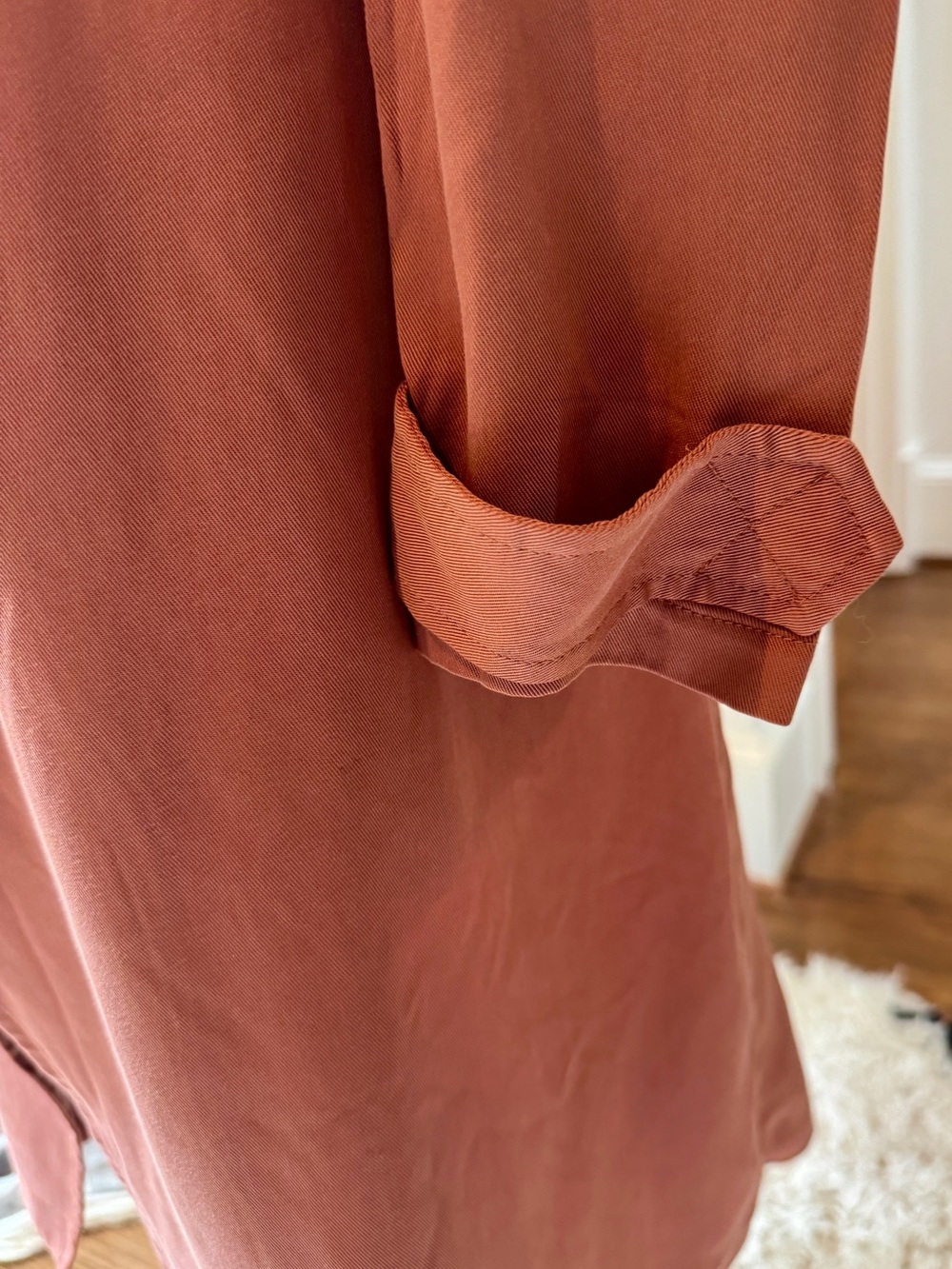 bagatelle Rust-Tone Open Front Layering Jacket-Small - Picture 4 of 13